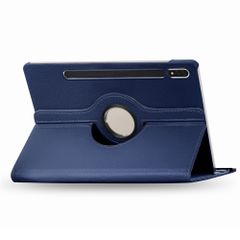 imoshion 360° draaibare Bookcase Galaxy Tab S8 Plus / S7 Plus / S7 FE 5G - Donkerblauw