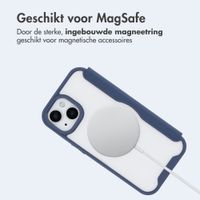 imoshion Transparante Bookcase met MagSafe Apple iPhone 15 - Blauw