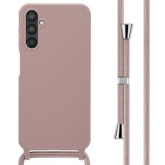 imoshion Siliconen hoesje met koord voor de Samsung Galaxy A25 (5G) - Sand Pink