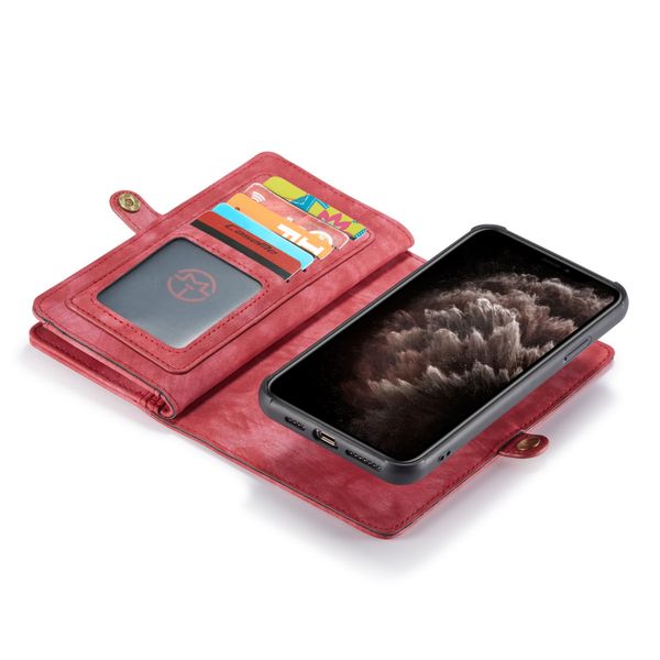 CaseMe Luxe Lederen 2 in 1 Portemonnee Bookcase iPhone 11 Pro