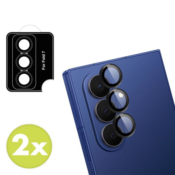 imoshion Camera Protector Glas 2 Pack Samsung Galaxy Z Fold 7 - Zwart