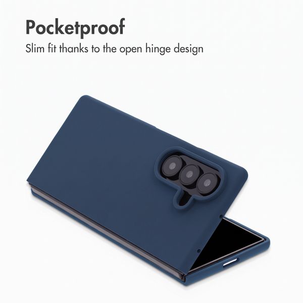 Accezz Liquid Silicone Case with MagSafe Samsung Galaxy Z Fold 8 Ultra - Dark Blue