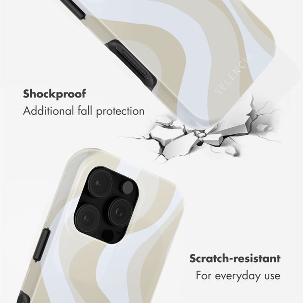 Selencia Vivid Back Cover with MagSafe Apple iPhone 16 Pro - Desert Waves Beige