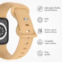 imoshion Silicone⁺ Strap Apple Watch | 38/40/41/42 mm - Size S/M - Walnut