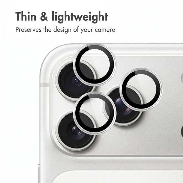 imoshion Camera Protector Glass 2-pack Apple iPhone 18 Pro (Max) - Silver