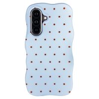 Selencia Vivid Wavy Backcover met MagSafe Samsung Galaxy A57 (5G) - Happy Dots Digital Sky