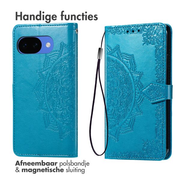 imoshion Mandala Bookcase Google Pixel 10a - Turquoise