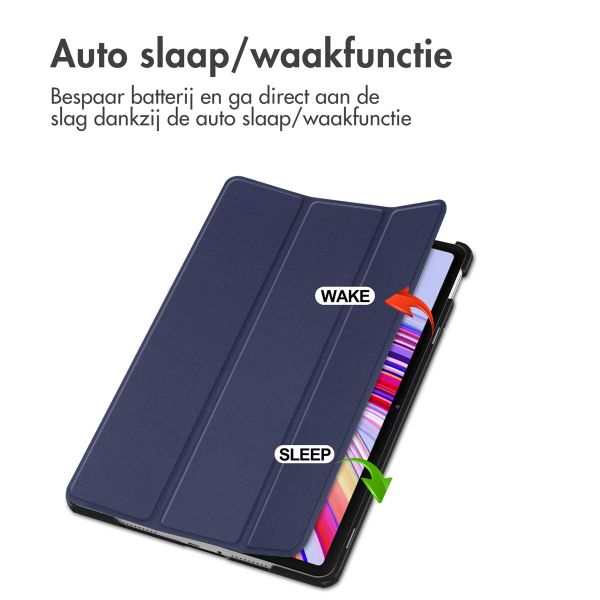 imoshion Trifold Bookcase Xiaomi Redmi Pad Pro / POCO Pad - Donkerblauw