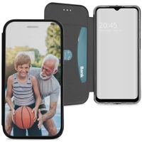 Samsung Galaxy A12 gel bookcase ontwerpen (eenzijdig)