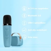 imoshion Kids Karaoke Set - Speaker en microfoon - Soft Blue