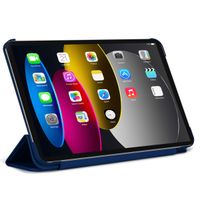 Decoded Textured Sillicon Slim Cover Apple iPad 11 (2025) 11 inch A16 / iPad 10 (2022) 10.9 inch - Navy Peony