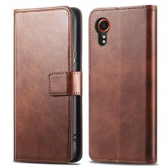 imoshion Luxe Bookcase Samsung Galaxy Xcover 5 - Donkerbruin