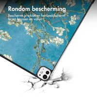 imoshion Design Trifold Bookcase Apple iPad Pro 11 (2024) M4 - Green Plant