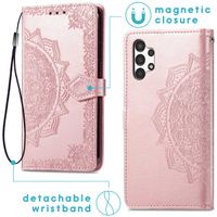 imoshion Mandala Bookcase Samsung Galaxy A13 (4G) - Rosé Goud