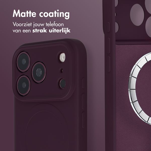 imoshion Color Backcover met MagSafe Apple iPhone 18 Pro / 17 Pro - Bordeaux