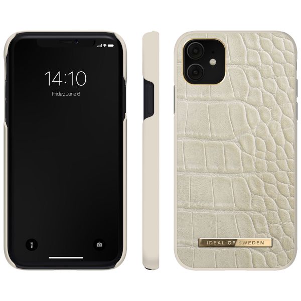 iDeal of Sweden Atelier Backcover iPhone 11 - Caramel Croco