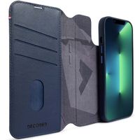 Decoded 2 in 1 Leather Detachable Wallet iPhone 14 - Donkerblauw