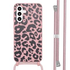 imoshion Siliconen design hoesje met koord Samsung Galaxy A36 / A56 - Animal Pink
