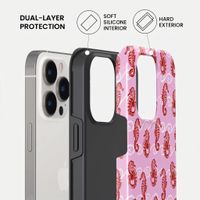 Burga Tough Back Cover with MagSafe Apple iPhone 14 Pro - Coral Reef