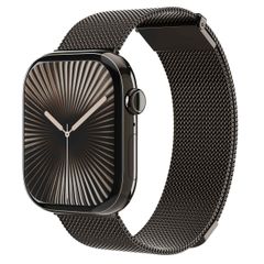 Vonmählen Milanese Loop 2 bandje Apple Watch | 44/45/46/49 mm - Granite Grey