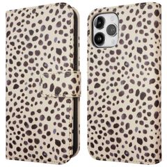 imoshion Design Bookcase Apple iPhone 12 (Pro) - Black And White Dots