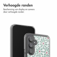 imoshion Design hoesje Samsung Galaxy A54 (5G) - Bloom Love Sage Green