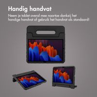 imoshion Kidsproof Backcover met handvat Samsung Galaxy Tab S8 Plus / S7 Plus / S7 FE 5G - Zwart