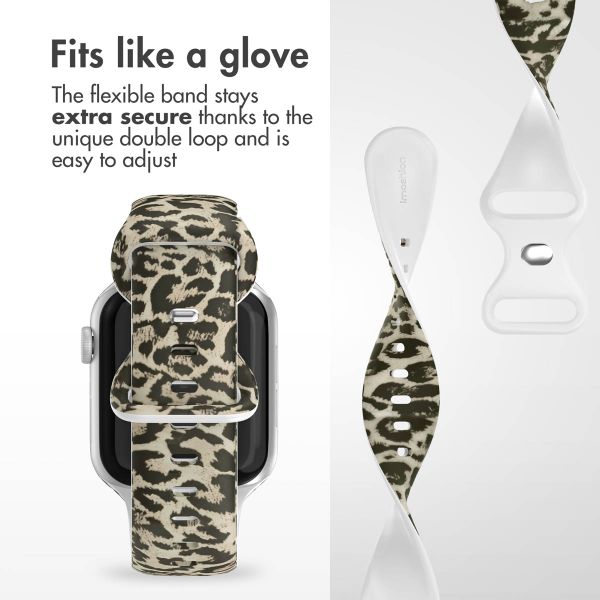 imoshion Silicone⁺ Strap Apple Watch | 44/45/46/49 mm - Leopard