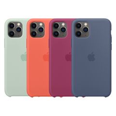 Apple 4 Pack Silicone Backcover iPhone 11 Pro - Beryl + Clementine Orange + Pomegranate + Alaskan Blue