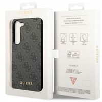 Guess 4G Classic Logo Backcover Charm Samsung Galaxy S24 Plus - Zwart