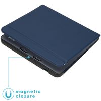 imoshion Slim Hard Case Sleepcover met stand Kobo Libra 2 / Tolino Vision 6 - Donkerblauw