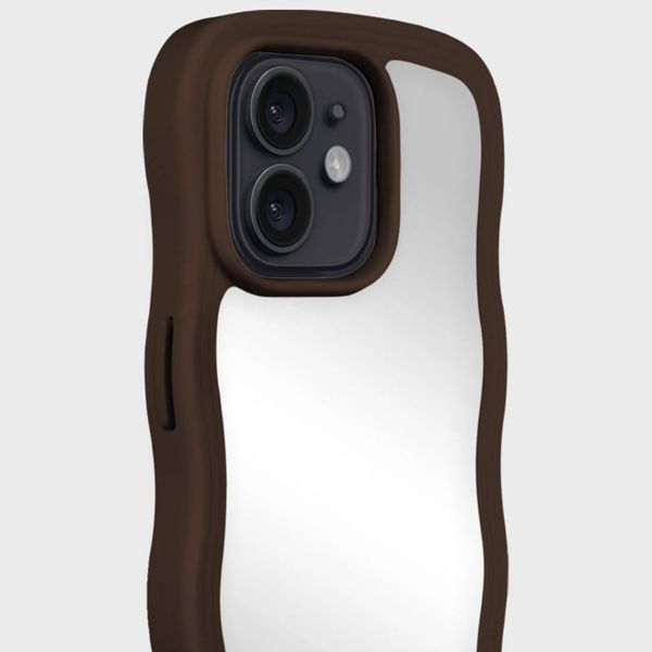 Holdit Wavy Case Apple iPhone 12 (Pro) - Chocolate Mirror