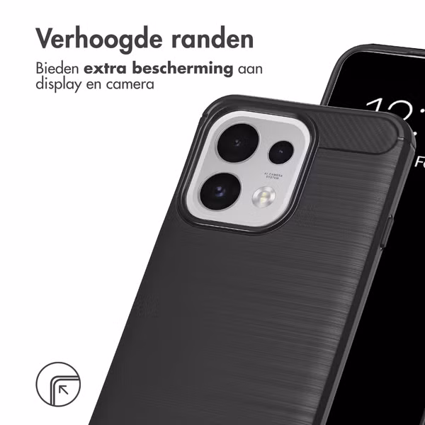 imoshion Brushed Backcover Oppo Reno 16 F - Zwart