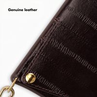 Selencia Nova Real Leather Back Cover with Card Holder Apple iPhone 14 Pro - Dark Chocolate