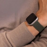 imoshion Nylon geweven bandje Apple Watch Series 1 t/m 9 / SE (38/40/41 mm) | Series 10 / 11 (42 mm) - Groen