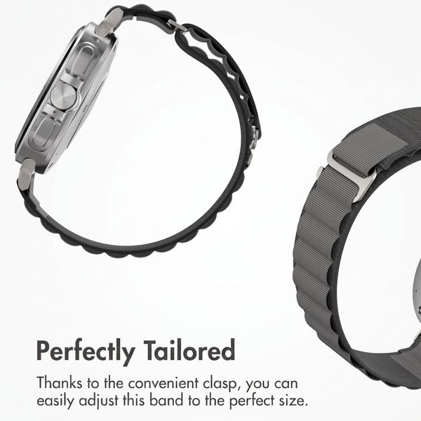 Accezz Nylon Alpine Band Samsung Galaxy Watch Ultra 2 (2026) / Ultra (2024/2025) - Dark Grey