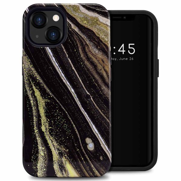 Selencia Vivid Tough Backcover iPhone 13 - Chic Marble