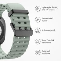 imoshion Ocean Silicone Band Samsung Galaxy Watch Ultra 2 (2026) / Ultra (2024/2025) - Grayish Green