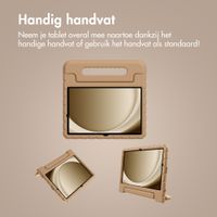 imoshion Kidsproof Backcover met handvat Samsung Galaxy Tab A11 Plus / A9 Plus - Bruin