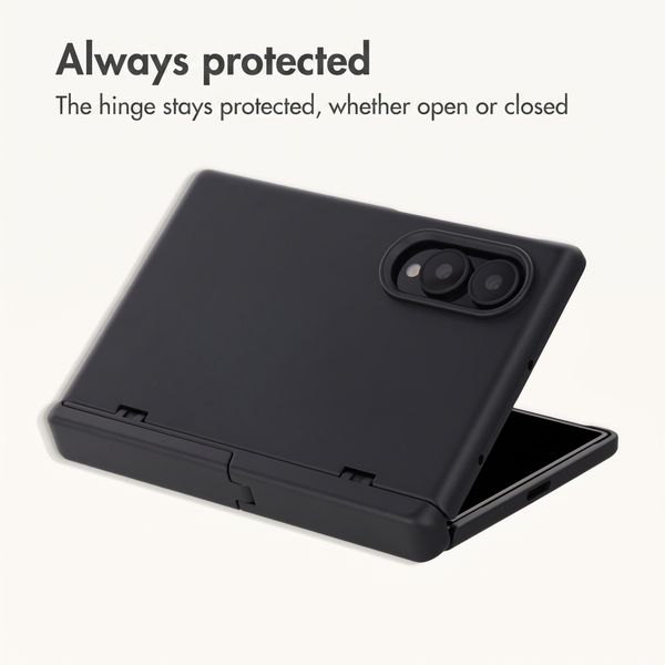 imoshion Colour Back Cover with Stand Samsung Galaxy Z Fold 8 - Black