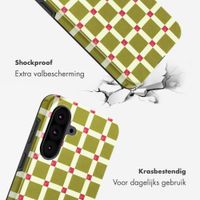 Selencia Vivid Backcover Samsung Galaxy A37 (5G) - Check This Olive