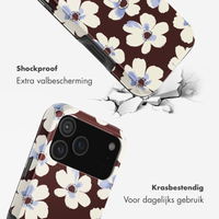 Selencia Vivid Backcover Apple iPhone 17 Pro - Choco Flower Pop
