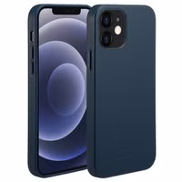 Accezz MagSafe Leather Backcover Apple iPhone 12 (Pro) - Nightfall Blue