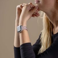 Selencia Sparkle schakelband Apple Watch Series 1 t/m 9 / SE (38/40/41 mm) | Series 10 (42 mm) - Roze