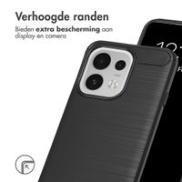imoshion Brushed Backcover Oppo Reno 16 F - Zwart
