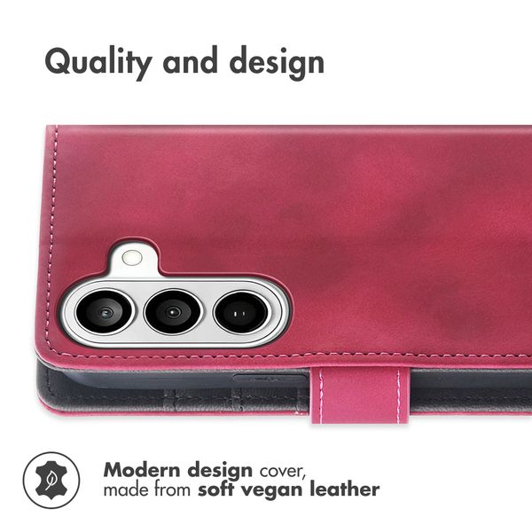 imoshion Bookcase with Strap Samsung Galaxy S26 - Red