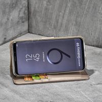 Accezz Wallet Softcase Bookcase iPhone Xs Max - Goud