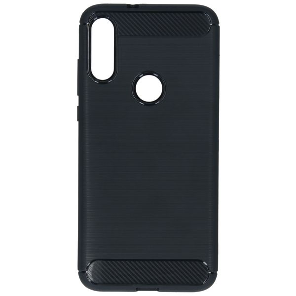 Brushed Backcover Motorola Moto E7 - Zwart