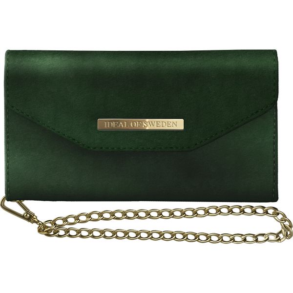 iDeal of Sweden Mayfair Clutch Velvet iPhone Xs / X - Groen