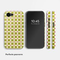 Selencia Vivid Backcover met MagSafe Apple iPhone 17e / 16e - Check This Olive